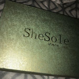 Silver heels size 37